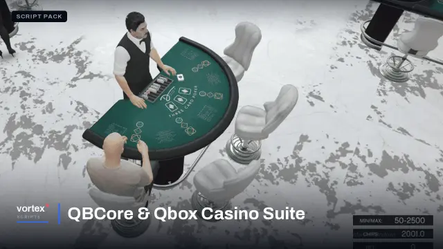 QBCore & Qbox Casino Script Suite