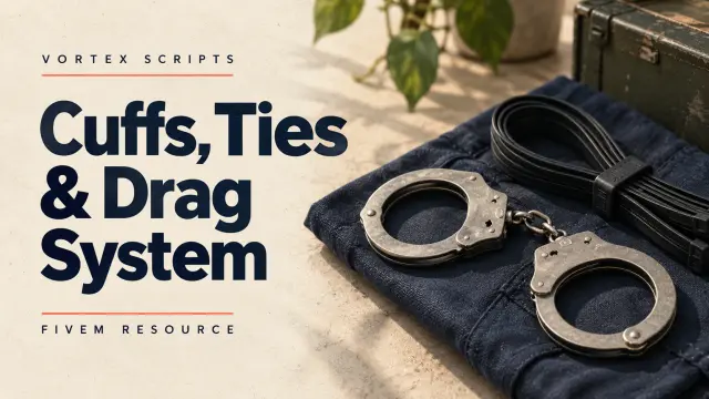 Cuff, Tie & Drag Script for FiveM