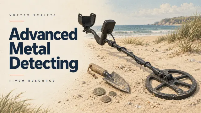 Advanced Metal Detecting Script for FiveM