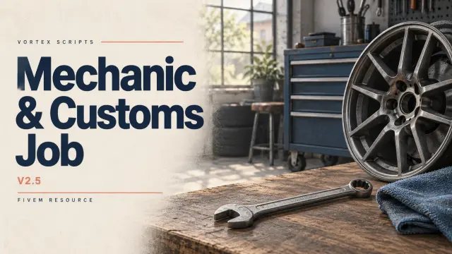 QBCore Mechanic & Customs Job V2.5