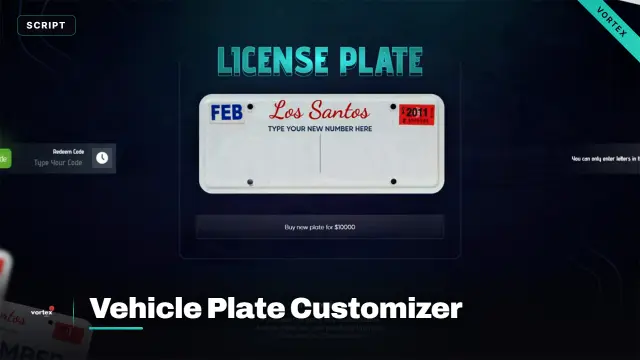 Vehicle Plate Customizer