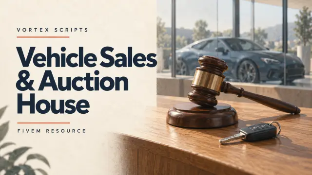 Vehicle Auction & Sales for FiveM