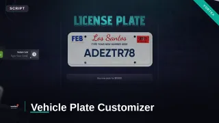 Vehicle Plate Customizer video thumbnail