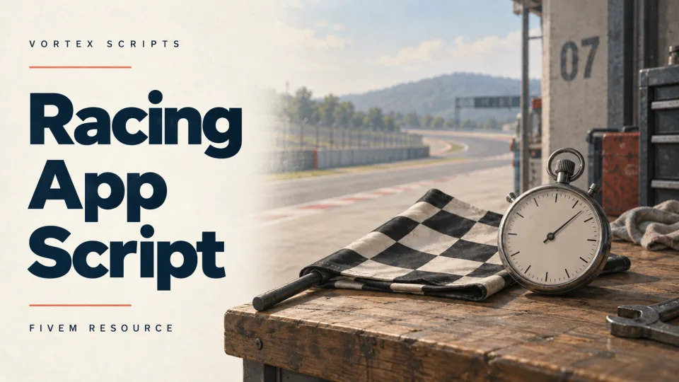 Racing App Script with Custom Tracks