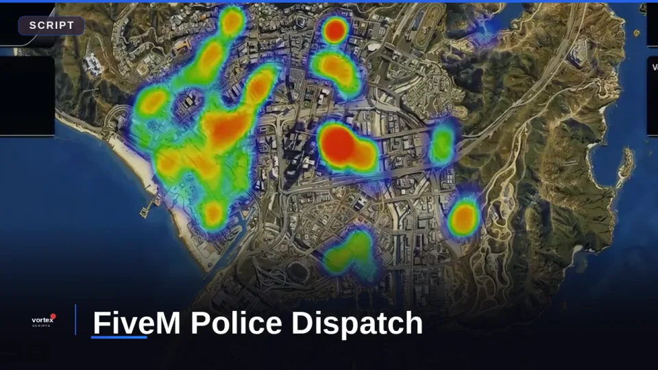 Police Dispatch, Map & Radio for FiveM