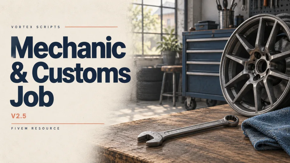 QBCore Mechanic & Customs Job V2.5