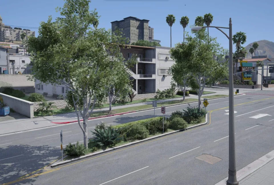 Road Vegetation MLO - in-game screenshot