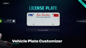vehicle plate changer script