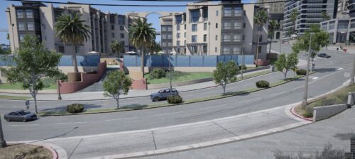 Road Vegetation around Map