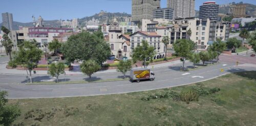Road Vegetation around Map