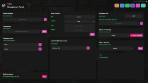 purchasable shop script