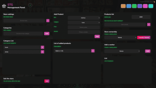 purchasable shop script