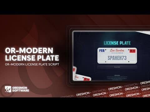 vehicle plate changer script